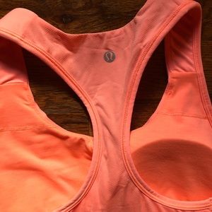 NWOT coral Lululemon Athletica workout tank